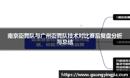 南京街舞队与广州街舞队技术对比赛后复盘分析与总结
